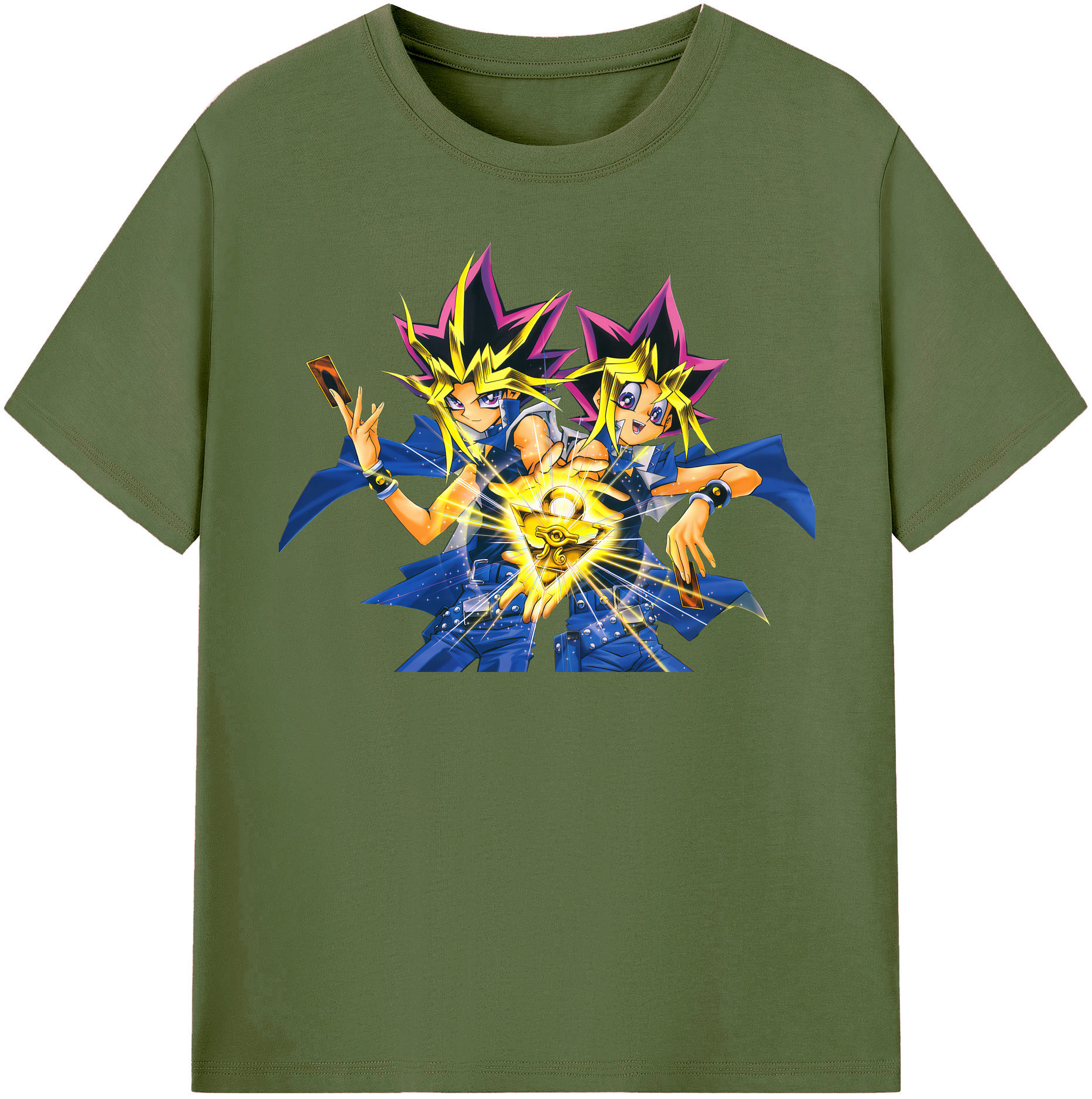 （画像用） 遊☆戯☆王 Yu-Gi-Oh! 綿100％半袖Tシャツ（フロントプリント）